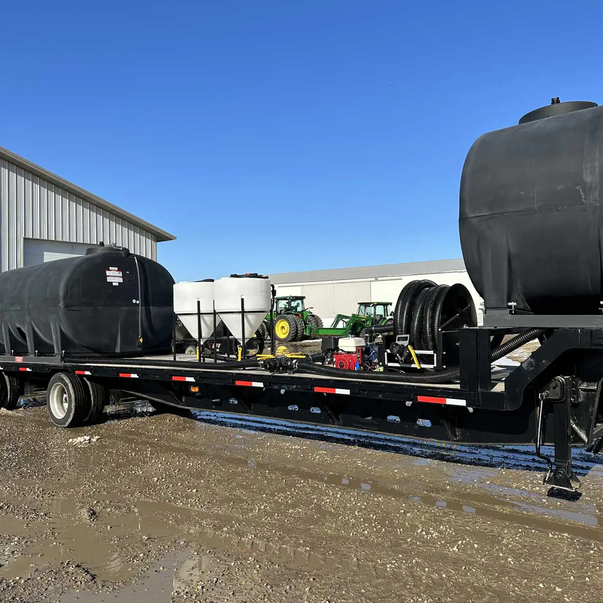 Nurse trailer at Dahl Farm Supply