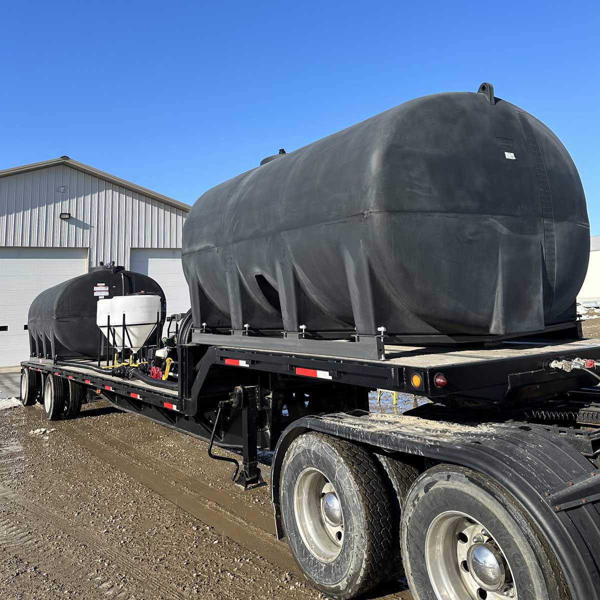 Nurse trailer at Dahl Farm Supply